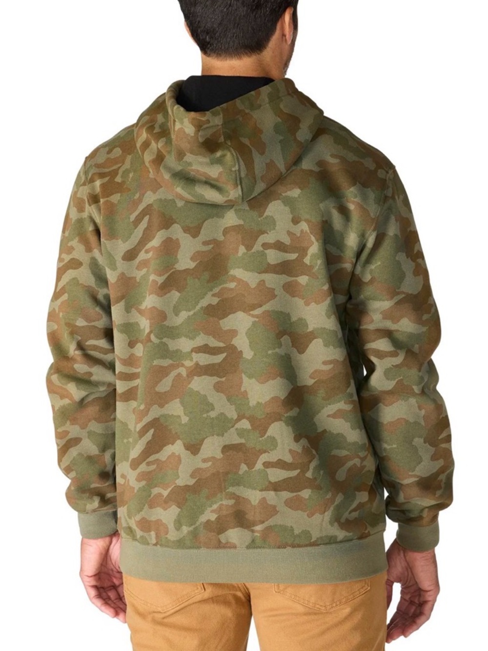 Carhartt Camo Hoodie in Olive & Brown - Picture 2 of 6